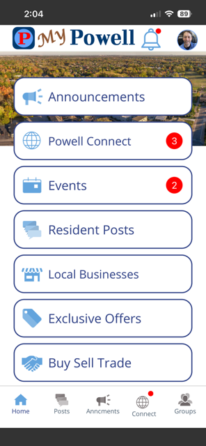 BusyBloc home screen